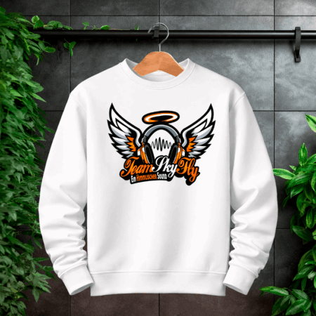 SkyFly Sweatshirt Front Weiß
