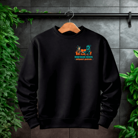 Casual Couch Sweatshirt Front/Backprint Logo