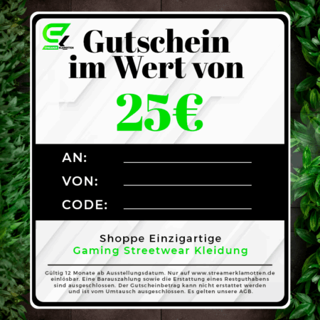 25 € Gutschein