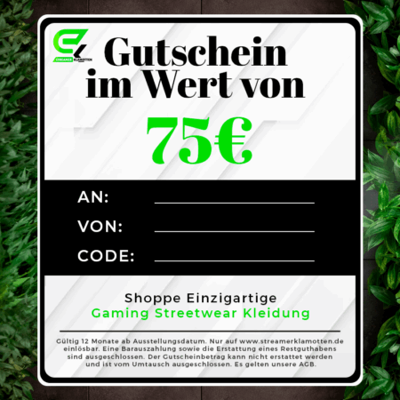 75 € Gutschein