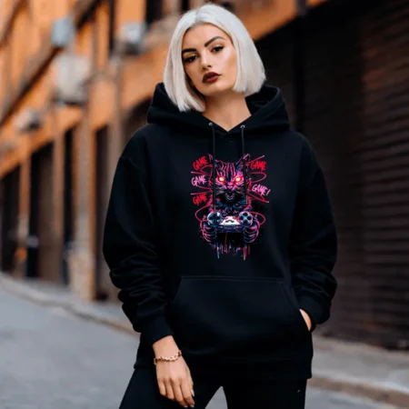 GamingCat Hoodie – Streamer Merch & Streetwear