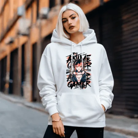 AnimeGirl Hoodie – Streamer Merch & Streetwear