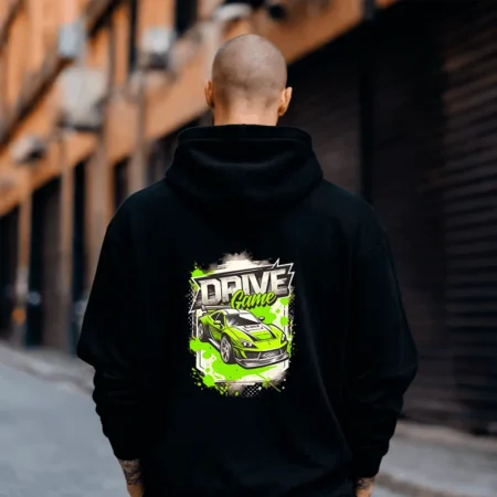 DriveGame Hoodie – Streamer Merch & Streetwear