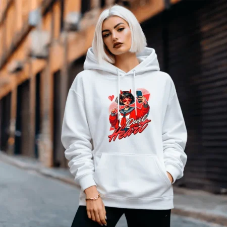 DevilHeart Hoodie – Streamer Merch & Streetwear
