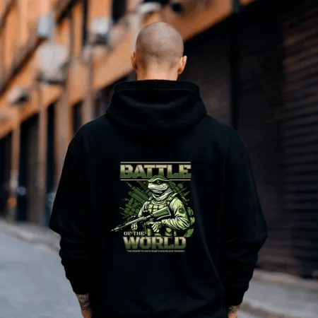 BattleWorld Hoodie – Streamer Merch & Streetwear