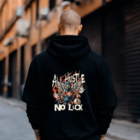 No Luck Hoodie – Streamer Merch & Streetwear