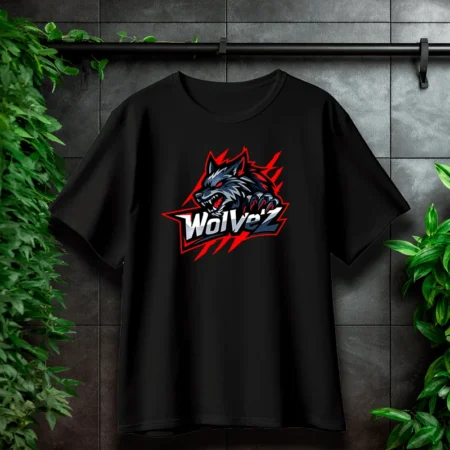 Wolvez T Shirt Schwarz