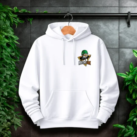 Mortimalaxx Hoodie Front/Backprint Weiß