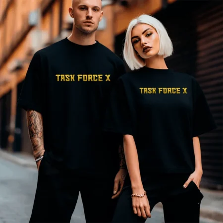 Task Force T-Shirt Front/Backprint Personalisiert – Streamer Merch & Streetwear