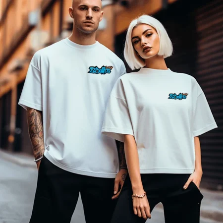 DrEddiie T-Shirt Front/Backprint Weiß – Streamer Merch & Streetwear