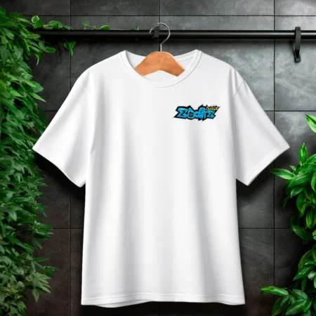 DrEddiie T-Shirt Front/Backprint Weiß
