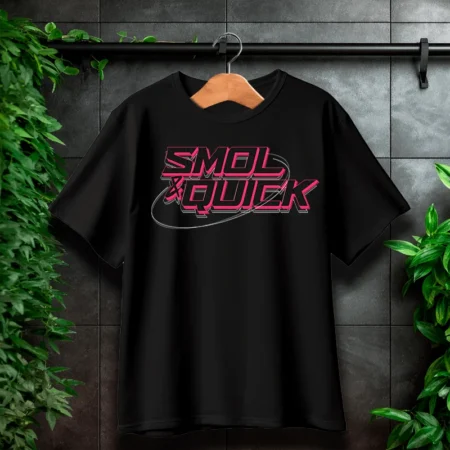 SmolnQuick T-Shirt Schriftzug