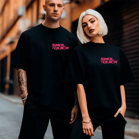 SmolnQuick T-Shirt Brust – Streamer Merch & Streetwear