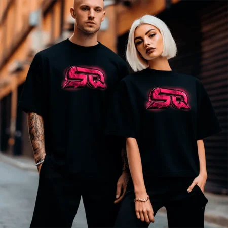 SmolnQuick T-Shirt Logo Effekte – Streamer Merch & Streetwear