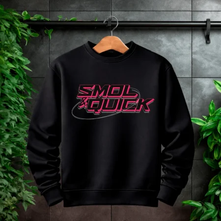 SmolnQuick Sweatshirt Schriftzug