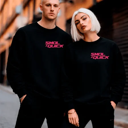 SmolnQuick Sweatshirt Brust – Streamer Merch & Streetwear