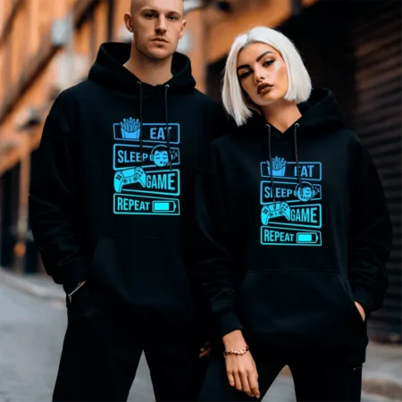 EatSleep Hoodie – Streamer Merch & Streetwear