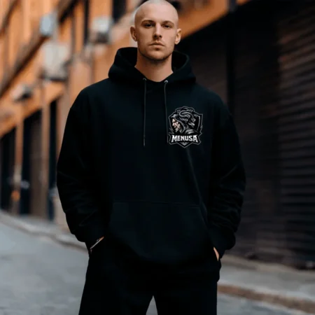 Menusa Hoodie Front/Backprint – Streamer Merch & Streetwear