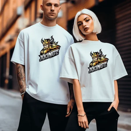 XKingz T-Shirt Weiß – Streamer Merch & Streetwear