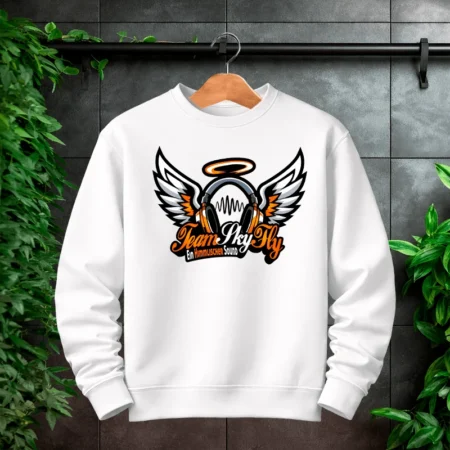 SkyFly Sweatshirt Front Weiß