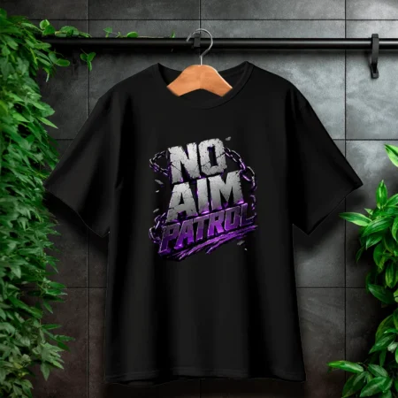 NoAim Patrol T-Shirt Schriftzug