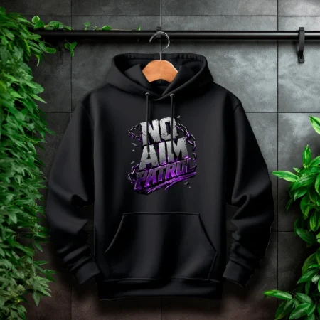 NoAim Patrol Hoodie Schriftzug