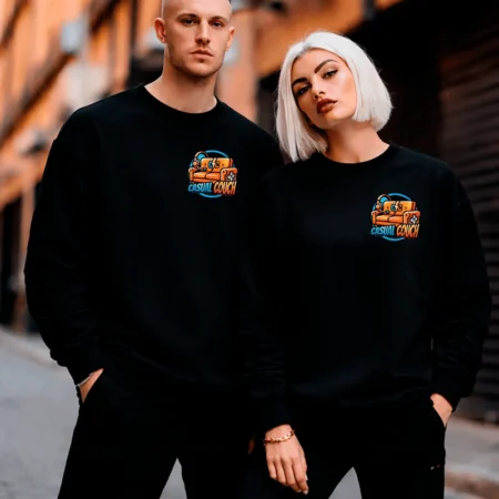 Casual Couch Sweatshirt Brust – Streamer Merch & Streetwear