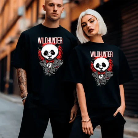 WildHunter Panda T-Shirt – Gaming Merch