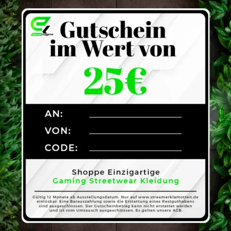 25 € Gutschein