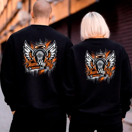 SkyFly T-Shirt Brust Logo – Streamer Merch & Streetwear