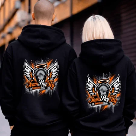 SkyFly Hoodie Front/Backprint – Streamer Merch & Streetwear